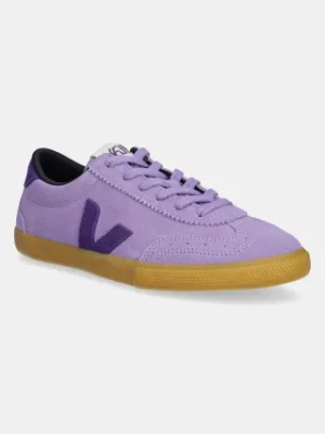 Veja sneakersy zamszowe Volley damskie kolor fioletowy VO0320513A
