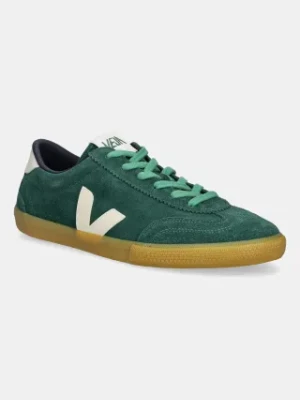 Veja sneakersy zamszowe Volley męskie kolor zielony VO0320515B
