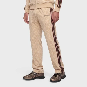 Velours Checkerboard Trackpants COLUCCI beż