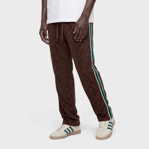 Velours Checkerboard Trackpants COLUCCI brązowy
