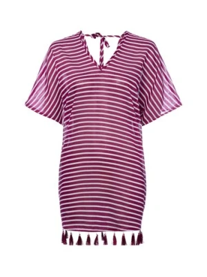 Venice Beach Damski kaftan plażowy Kobiety lila|biały,