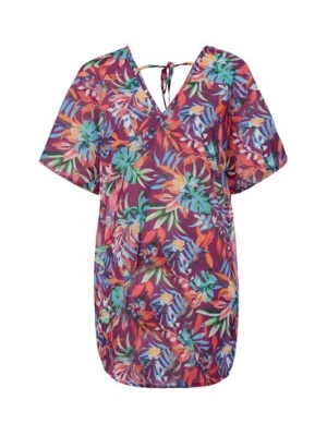 Venice Beach Damski kaftan plażowy Kobiety lila|wielokolorowy wzorzysty,