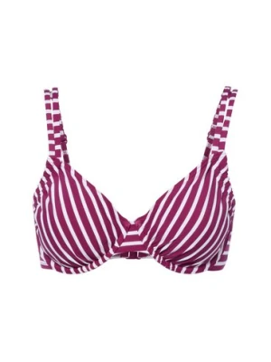Venice Beach Góra od bikinigo Kobiety lila|biały w paski,