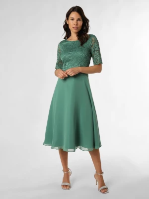 Vera Mont Damska sukienka wieczorowa Kobiety Koronka zielony jednolity,