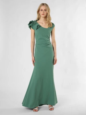 Vera Mont Damska sukienka wieczorowa Kobiety Sztuczne włókno zielony jednolity,