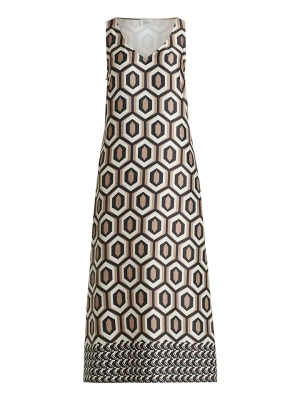 Vera Mont Sukienka w kolorze beżowo-kremowo-ciemnobrązowym rozmiar: 38