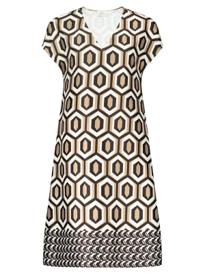 Vera Mont Sukienka w kolorze beżowo-kremowo-ciemnobrązowym rozmiar: 40