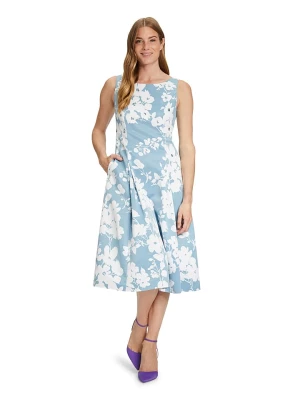 Vera Mont Sukienka w kolorze błękitno-białym rozmiar: 38