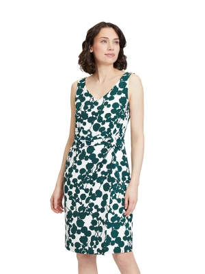 Vera Mont Sukienka w kolorze zielono-białym rozmiar: 38