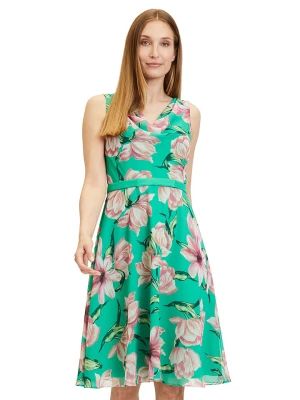 Vera Mont Sukienka w kolorze zielono-jasnoróżowym rozmiar: 40