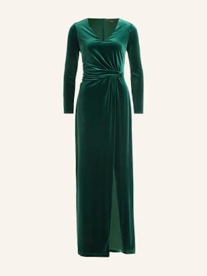 Vera Mont Sukienka Wieczorowa Z Aksamitu gruen