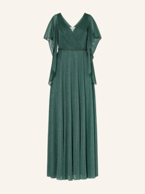 Vera Mont Suknia Wieczorowa Z Falbanami I Kamieniami Ozdobnymi gruen