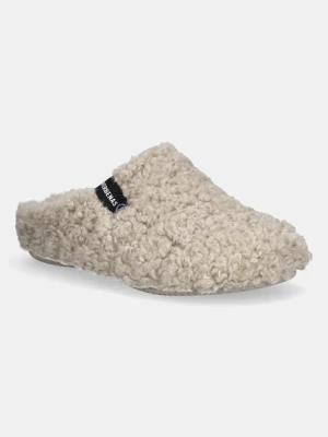 Verbenas kapcie YORK CURLY kolor beżowy 5860500660