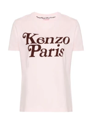 Verdy Różowa Koszulka z Logo Kenzo