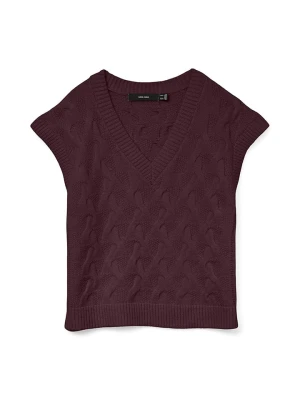 Vero Moda Bezrękawnik w kolorze bordowym rozmiar: S