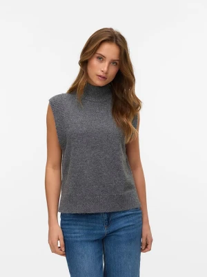 Vero Moda Bezrękawnik w kolorze szarym rozmiar: L
