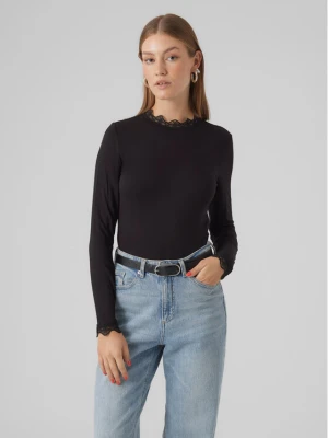 Vero Moda Bluzka 10295141 Czarny Slim Fit
