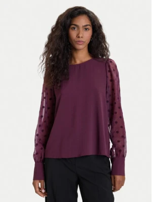 Vero Moda Bluzka Alva 10337474 Fioletowy Regular Fit