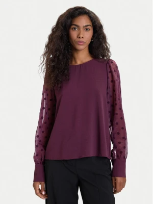 Vero Moda Bluzka Alva 10337474 Fioletowy Regular Fit