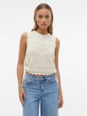 Vero Moda Bluzka Bali 10302924 Écru Regular Fit