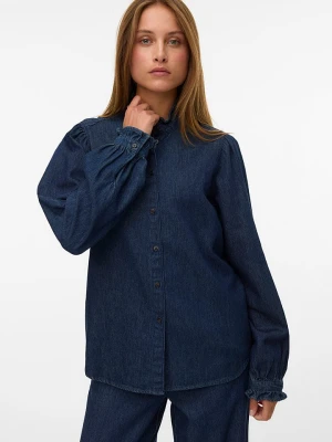 Vero Moda Bluzka dżinsowa w kolorze granatowym rozmiar: S