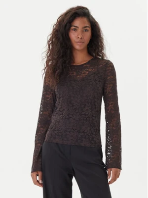 Vero Moda Bluzka Kanya 10336176 Brązowy Regular Fit