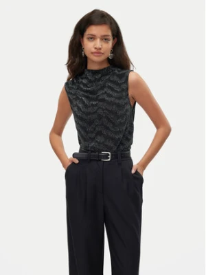 Vero Moda Bluzka Lucy 10316749 Czarny Regular Fit