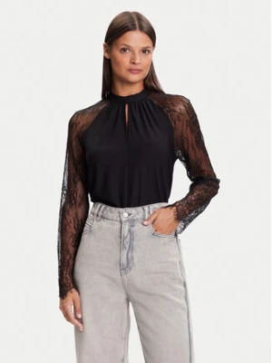 Vero Moda Bluzka Milla 10334620 Czarny Loose Fit