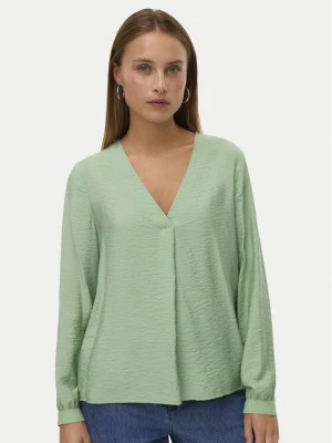 Vero Moda Bluzka Urli 10338835 Zielony Regular Fit
