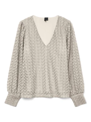 Vero Moda Bluzka w kolorze beżowym rozmiar: S