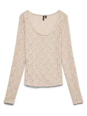 Vero Moda Bluzka w kolorze beżowym rozmiar: S