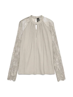 Vero Moda Bluzka w kolorze beżowym rozmiar: M