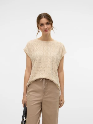 Vero Moda Bluzka w kolorze beżowym rozmiar: S
