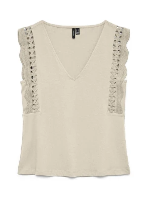 Vero Moda Bluzka w kolorze beżowym rozmiar: S