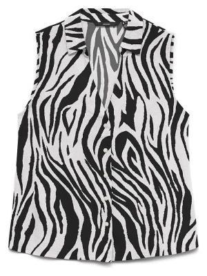 Vero Moda Bluzka w kolorze biało-czarnym rozmiar: S