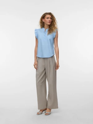 Vero Moda Bluzka w kolorze błękitnym rozmiar: L