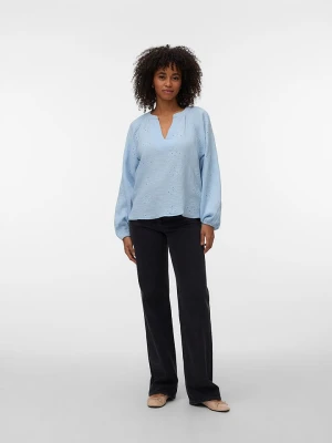 Vero Moda Bluzka w kolorze błękitnym rozmiar: XL