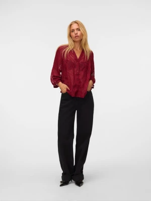Vero Moda Bluzka w kolorze bordowym rozmiar: XL