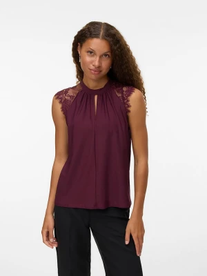 Vero Moda Bluzka w kolorze bordowym rozmiar: L