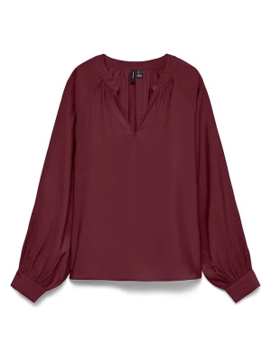 Vero Moda Bluzka w kolorze bordowym rozmiar: L