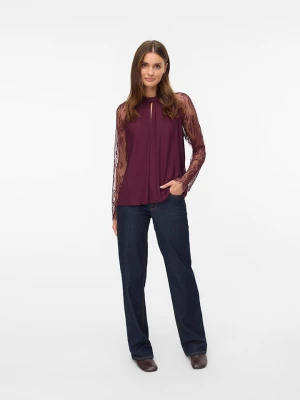 Vero Moda Bluzka w kolorze bordowym rozmiar: S
