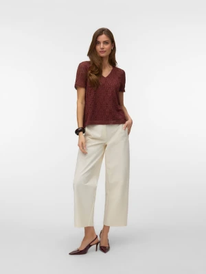 Vero Moda Bluzka w kolorze brązowym rozmiar: L