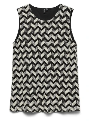 Vero Moda Bluzka w kolorze czarno-kremowym rozmiar: XS