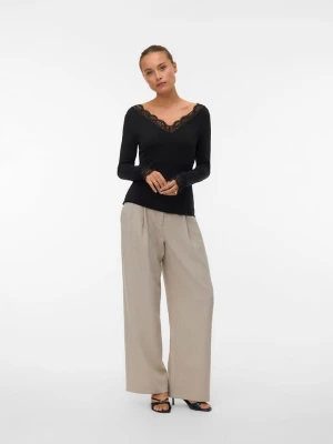 Vero Moda Bluzka w kolorze czarnym rozmiar: L
