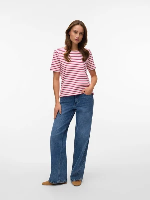 Vero Moda Bluzka w kolorze czerwono-białym rozmiar: L