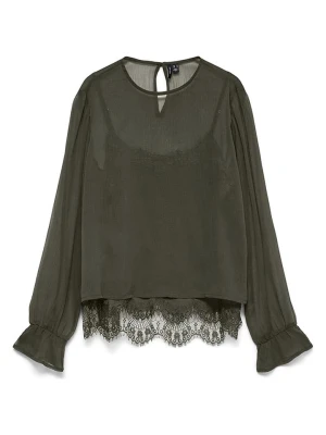 Vero Moda Bluzka w kolorze khaki rozmiar: XS
