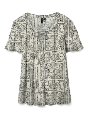 Vero Moda Bluzka w kolorze kremowo-czarnym rozmiar: XS