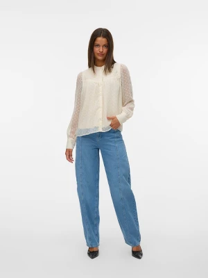Vero Moda Bluzka w kolorze kremowym rozmiar: M