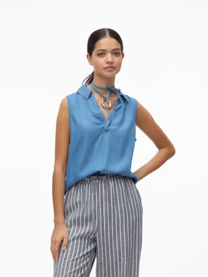 Vero Moda Bluzka w kolorze niebieskim rozmiar: XS
