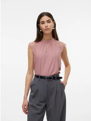 Zdjęcie produktu Vero Moda Bluzka w kolorze szaroróżowym rozmiar: M